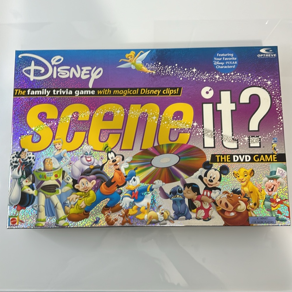Disney Scene It family trivia DVD game ages 6-Adult